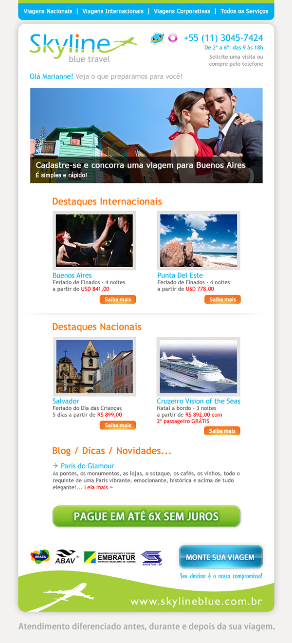 E-mail marketing/newsletter – Skyline | Web Design