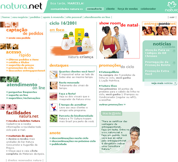 Website Natura | Web Design