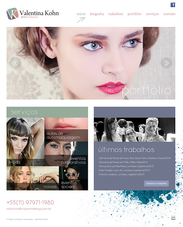 Website Valentina Kohn | Web Design