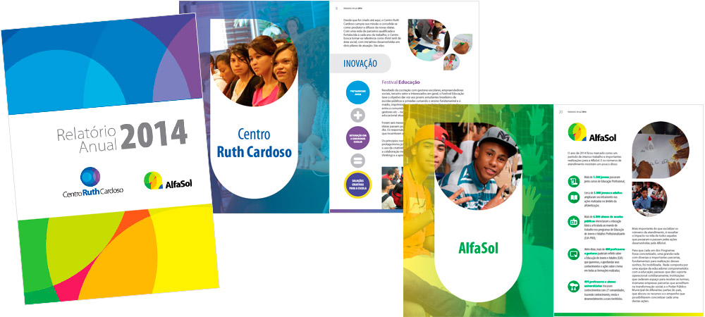 Relatório Anual 2014 - Centro Ruth Cardoso, AlfaSol e UniSol